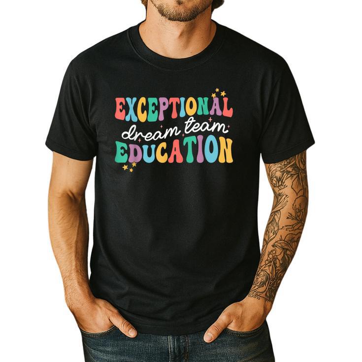 Exceptional Education Dream Team SPED ESE Teacher Autism Men's Casual T-Shirt