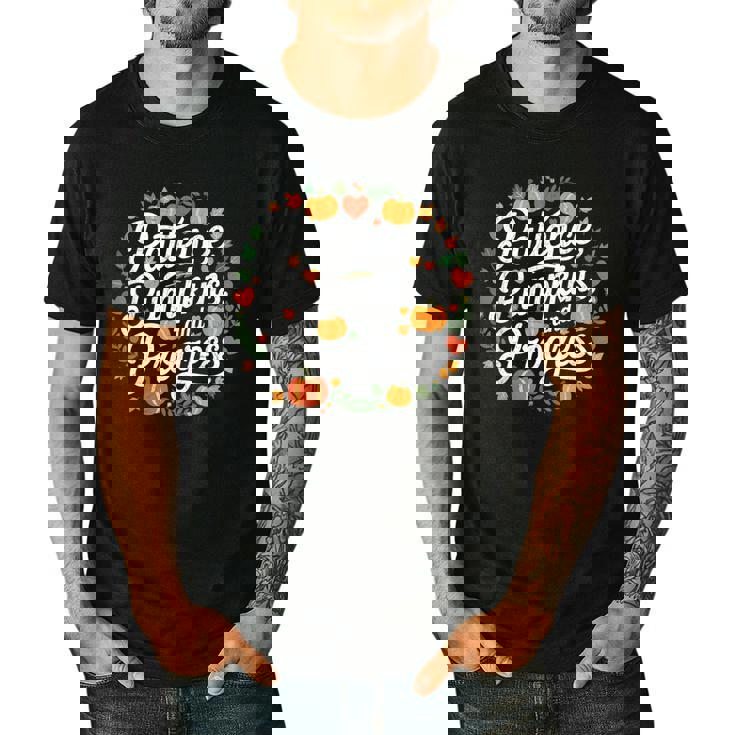 Fall Special Education Teacher Pumpkin Autumn Halloween Men&#x27;s Casual T-Shirt