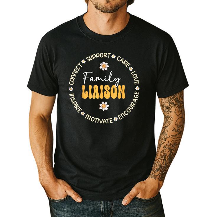 Family Liaison Back To School Teacher Appreciation Week Men's Casual T-Shirt