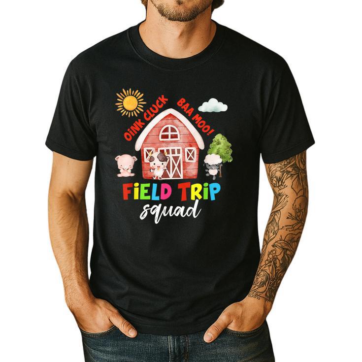 Farm Field Trip Squad Field Day 2025 Teachers Students Men's Casual T-Shirt