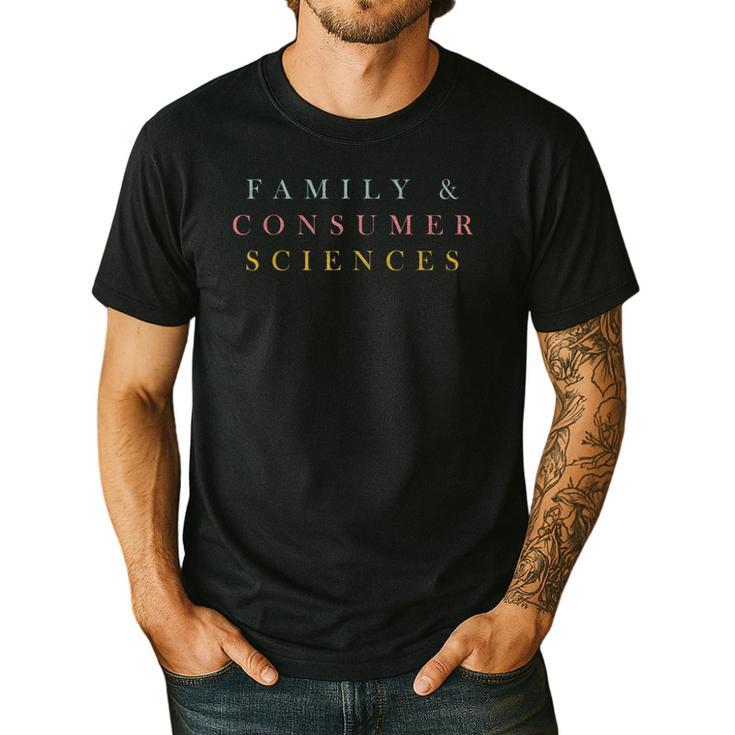 FCS Teacher Family And Consumer Sciences Minimalist Teacher Men's Casual T-Shirt