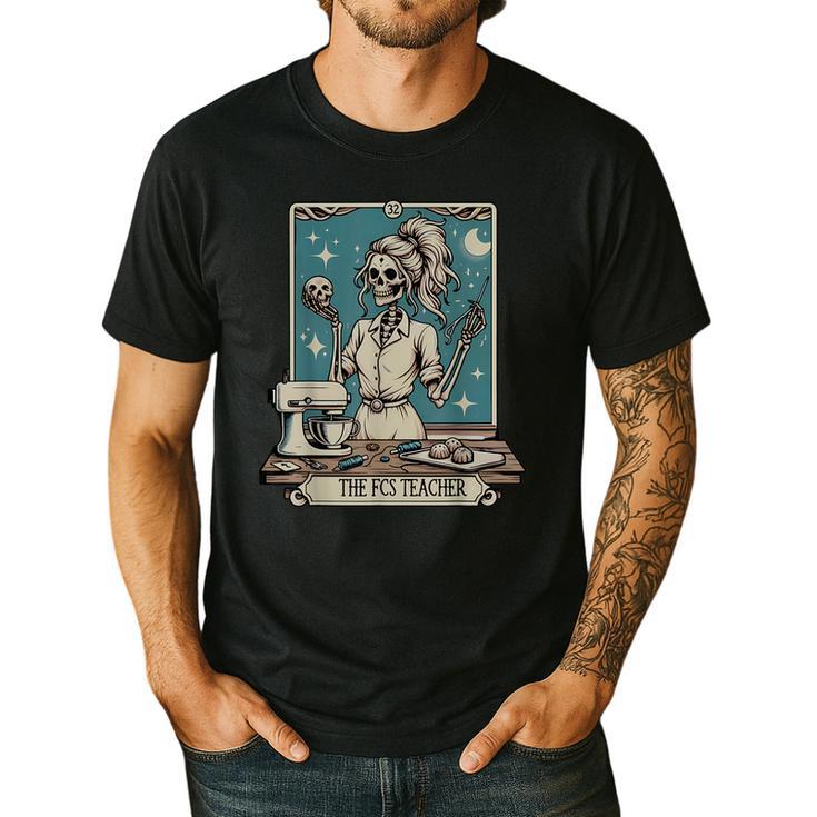 FCS Teacher Skeleton Halloween Family And Consumer Science Men's Casual T-Shirt