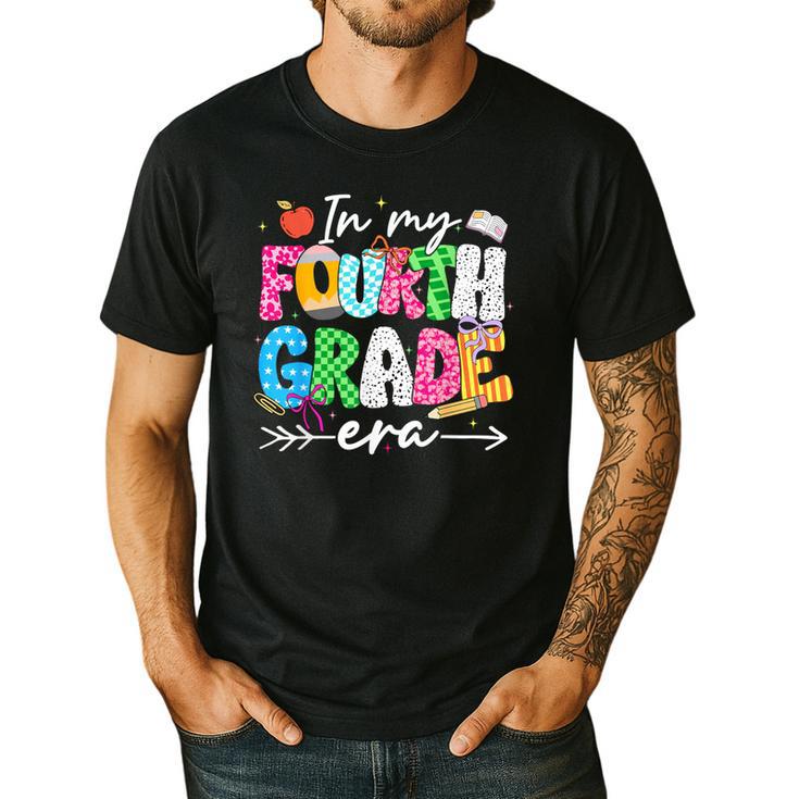 In My Fourth Grade Era 4th Grade Girl Teacher Back To School Men's Casual T-Shirt