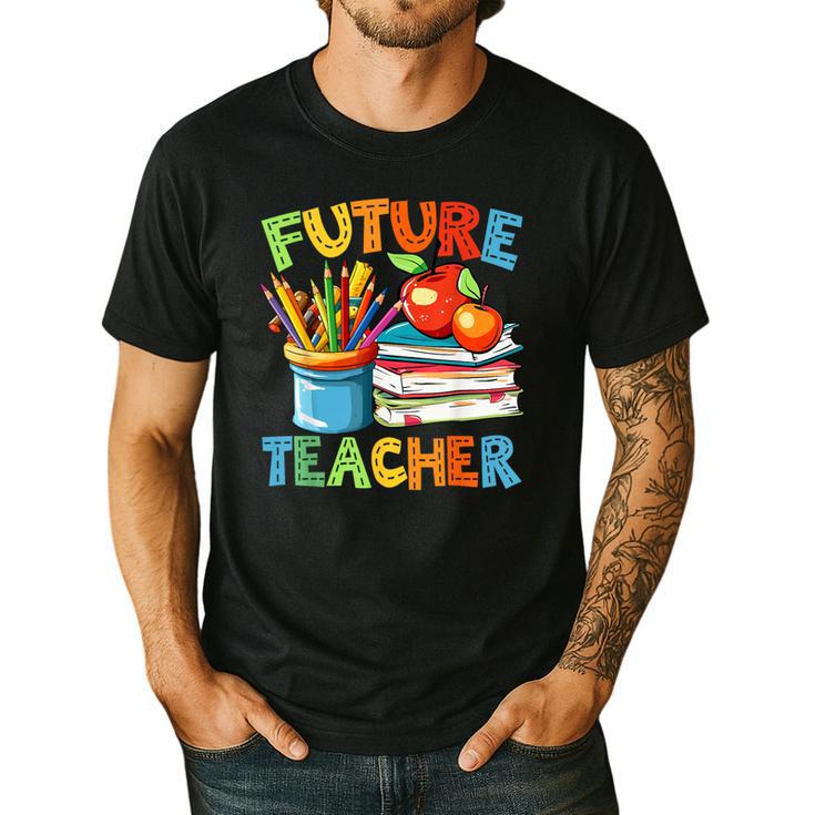Future Teacher Costume For Kids Back To School Boy Girl Men's Casual T-Shirt