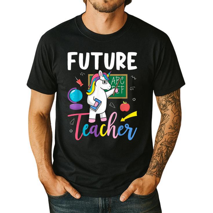 Future Teacher School Teacher Female Men's Casual T-Shirt