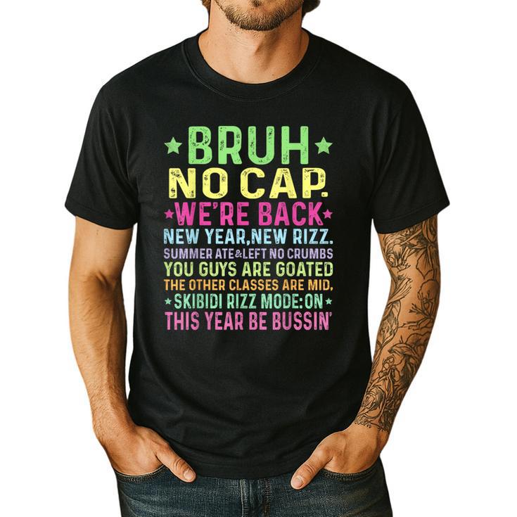 Gen A Slang Teachers Happy 1st Day Of School 2025 Students Men's Casual T-Shirt