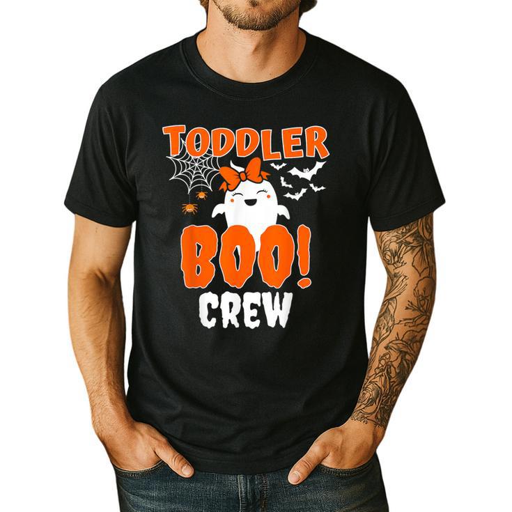 Girl Toddler Boo Crew Daycare Teacher Halloween Party Men's Casual T-Shirt
