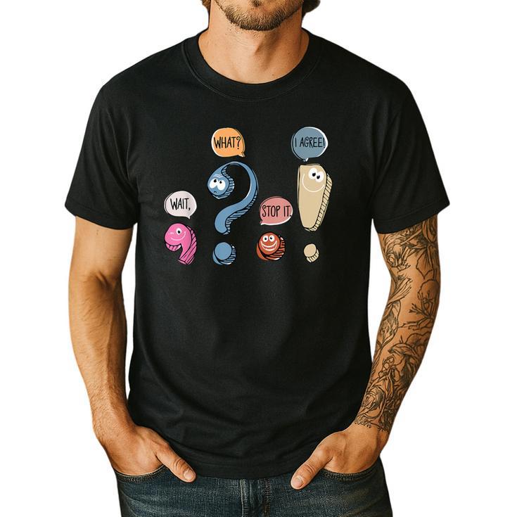 Grammar Teacher Punctuation For English Teacher Men Women Men's Casual T-Shirt