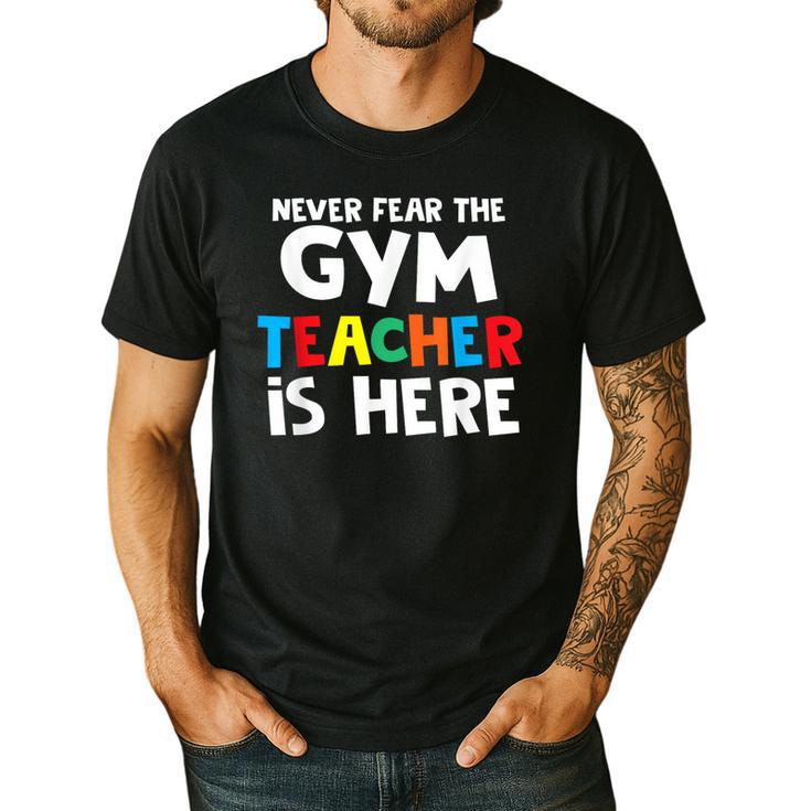 Gym Teacher Back To School Teacher Shirts For Men Women Girls Kids Men's Casual T-Shirt