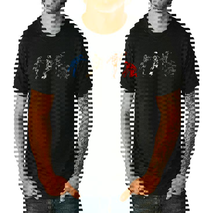 Halloween Teacher Shirts Fall Pumpkin Fall Book Shirt Men&#x27;s Casual T-Shirt