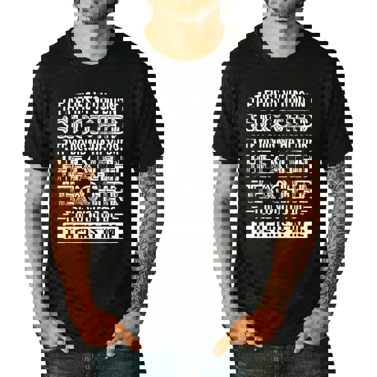 Health Teacher Tshirt  Appreciation For Men Women Men&#x27;s Casual T-Shirt