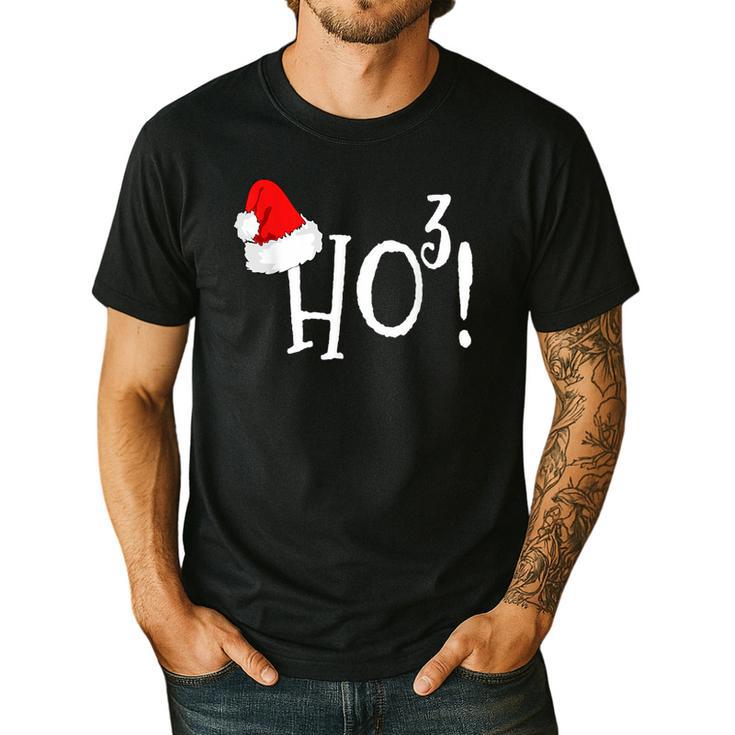 Ho Cubed Shirt Math Teacher Xmas For Men Women Kids Men's Casual T-Shirt