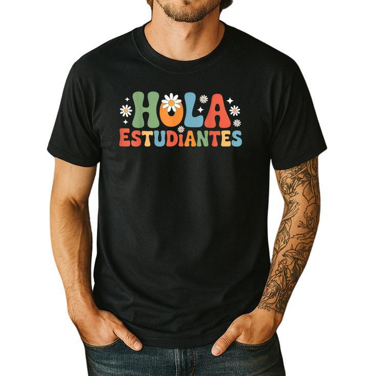 Hola Estudiantes Spanish Teacher Men's Casual T-Shirt