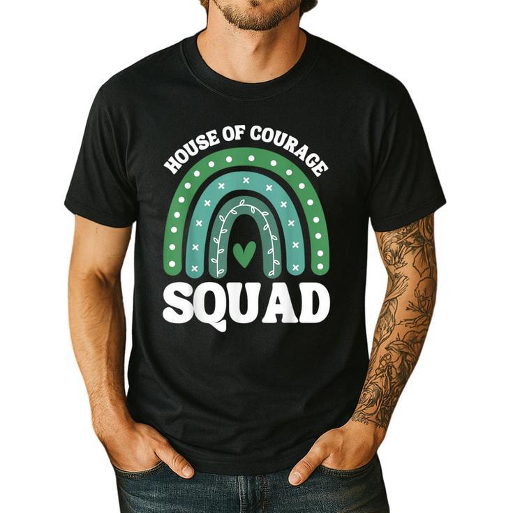 House Of Courage Squad RCA School Teacher Student Tee Men's Casual T-Shirt