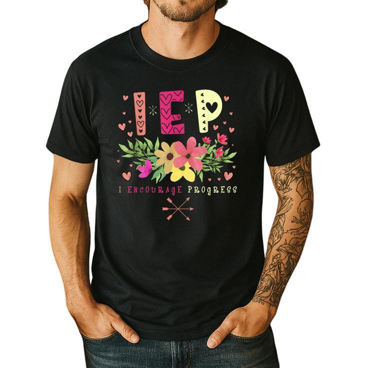 IEP I Encourage Progress Teacher Special Education Men Women Men's Casual T-Shirt