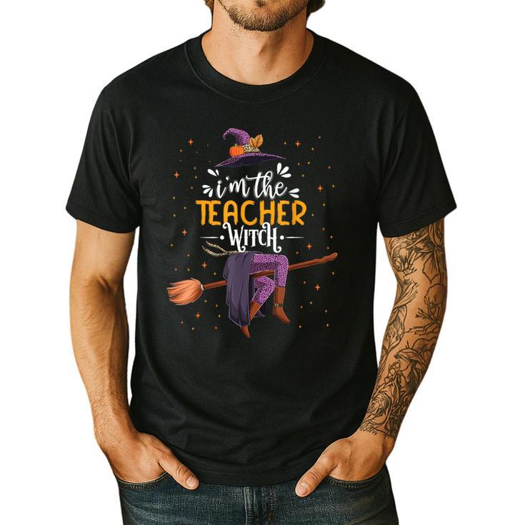 Im The Teacher Witch Halloween Matching Group Costume Men's Casual T-Shirt