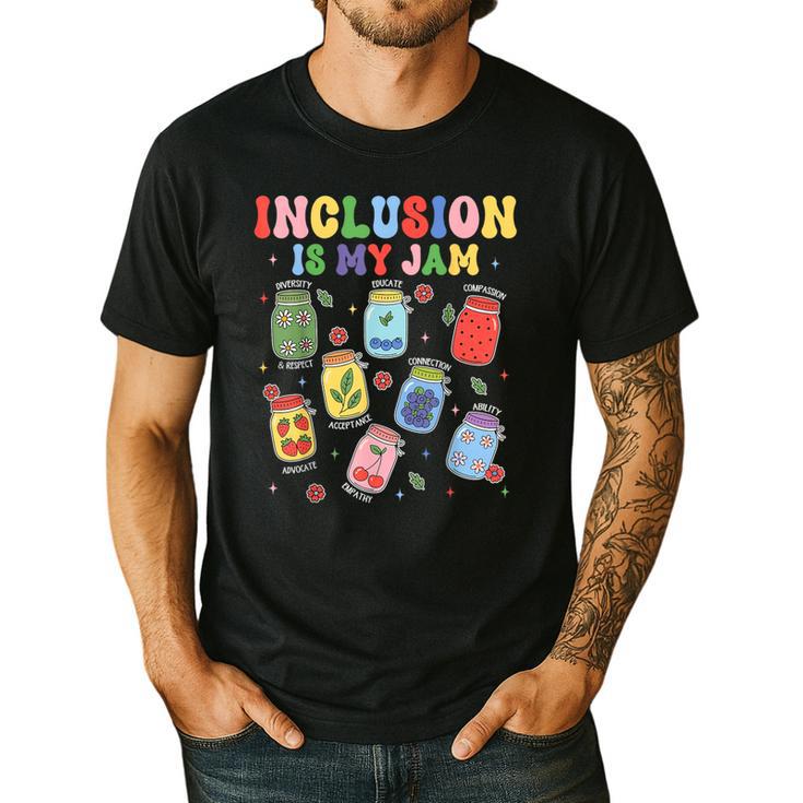 Inclusion Is My Jam SPED Teacher Special Education Life Men's Casual T-Shirt