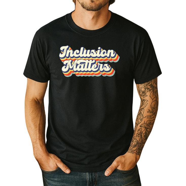 Inclusion Matters Special Education Sped Teacher Vintage Men's Casual T-Shirt