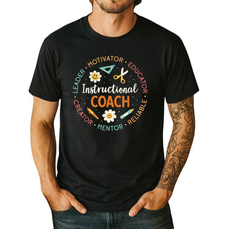 Instructional Coach Back To School Teacher Men's Casual T-Shirt