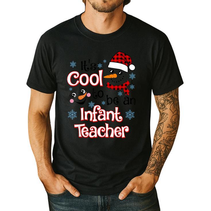 It's Cool To Be a Infant Teacher Snowman Winter Christmas Men's Casual T-Shirt It's Cool To Be a Infant Teacher Snowman Winter Christmas Men's Casual T-Shirt