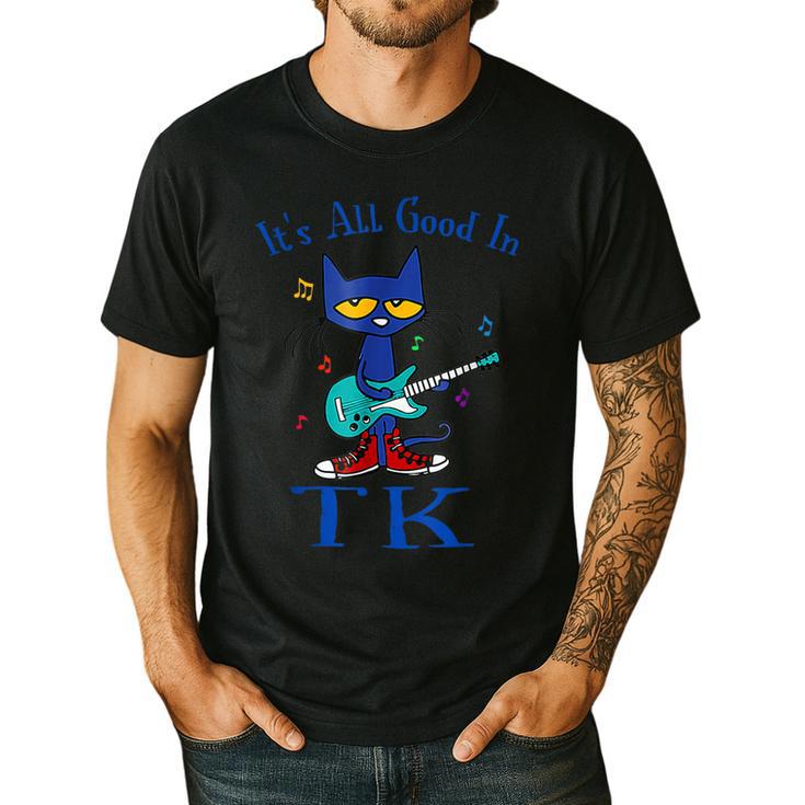 Its All Good In TK Cat Transitional Kindergarten Teacher Kid Men's Casual T-Shirt