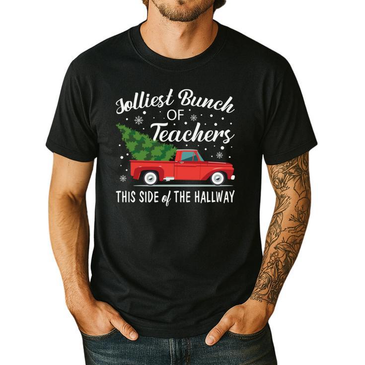 Jolliest Bunch Of Teachers This Side Of The Hallway Men's Casual T-Shirt Jolliest Bunch Of Teachers This Side Of The Hallway Men's Casual T-Shirt