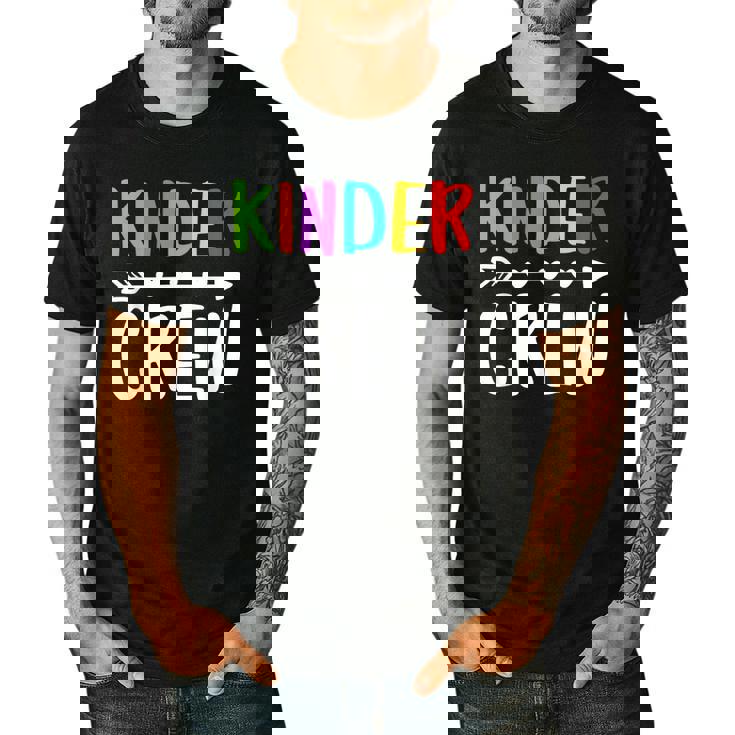 Kinder Crew Shirt Kindergarten Boy Girl Student Teacher Men&#x27;s Casual T-Shirt