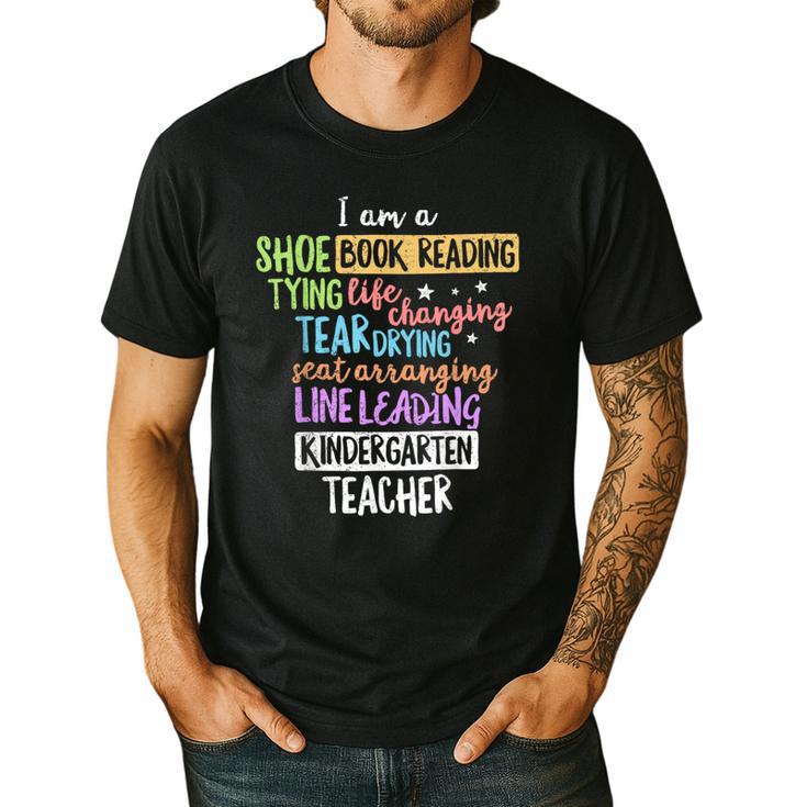 I Am A Kindergarten Teacher Shirt Creative Men's Casual T-Shirt