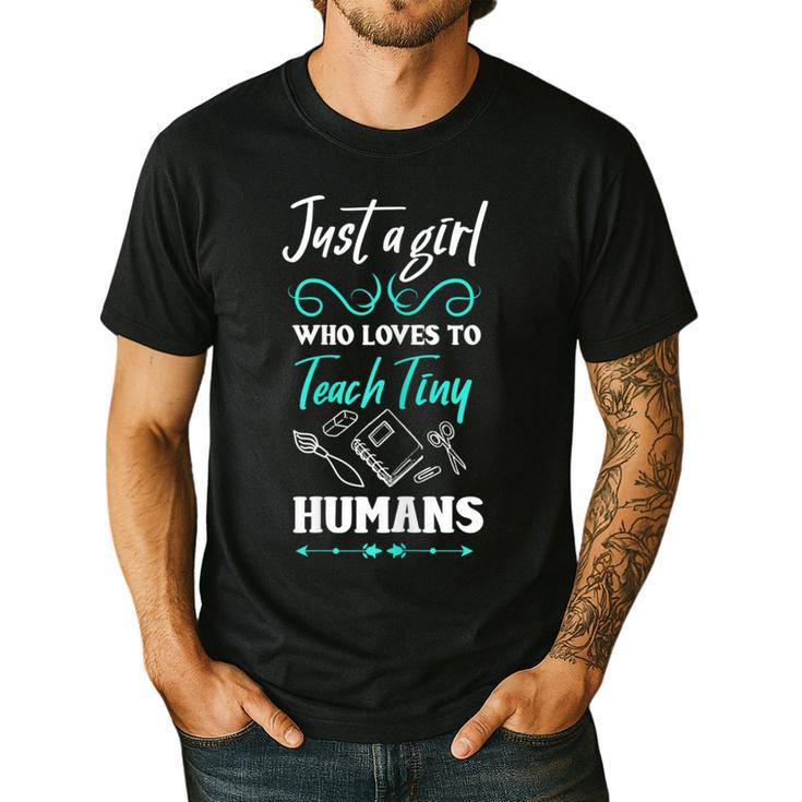 Kindergarten Teacher Shirt Humor Preschool Teacher Men's Casual T-Shirt