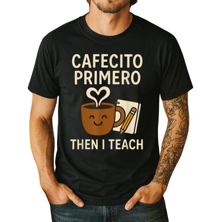 Latina Teacher Bilingual Educator Spanish Heritage Empower Men's Casual T-Shirt