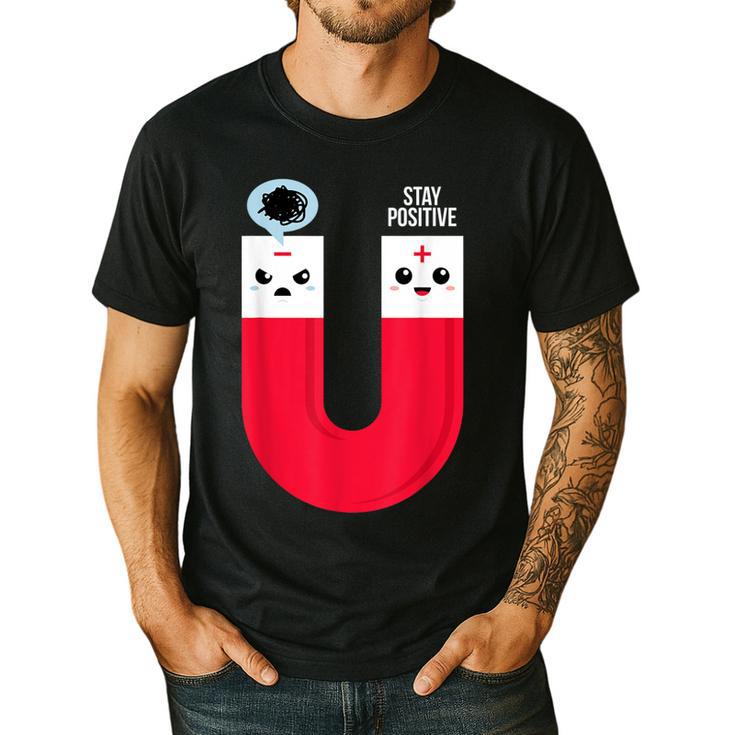 Magnet Science Pun T-Shirt For Geeks Science Teachers Men's Casual T-Shirt