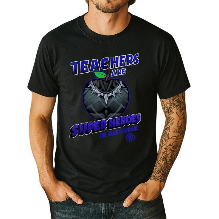 Marvel Teachers Are Super Heroes In Disguise Panther Men's Casual T-Shirt