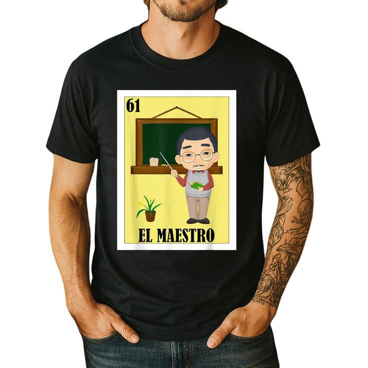 Mexican For Teachers El Maestro Men's Casual T-Shirt