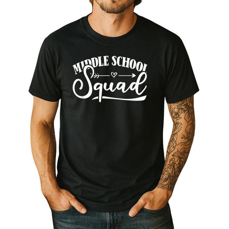Middle School Squad Teacher Men's Casual T-Shirt