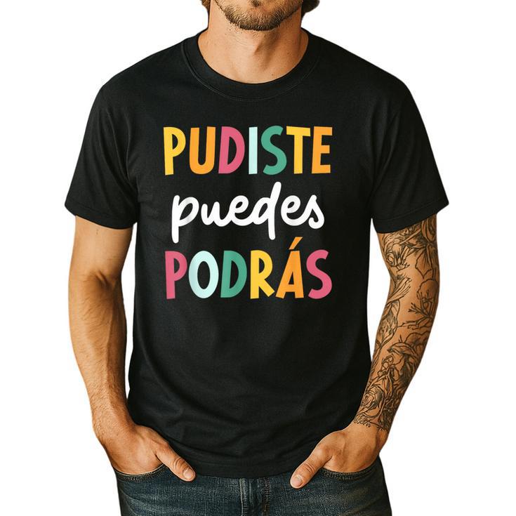 Multilingual Hispanic Heritage Spanish Teacher Maestra Men's Casual T-Shirt