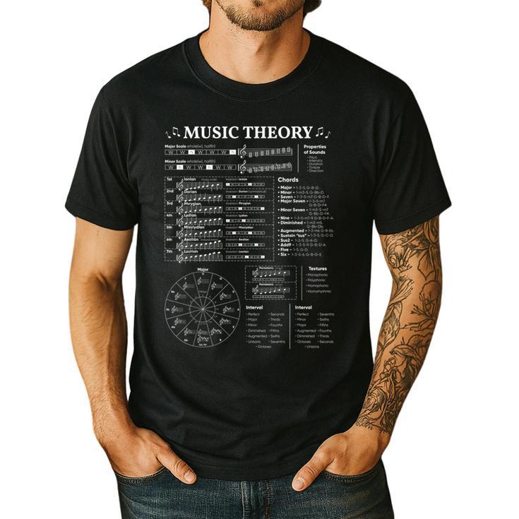 Music Theory Music Teacher Musician Learning School Men's Casual T-Shirt