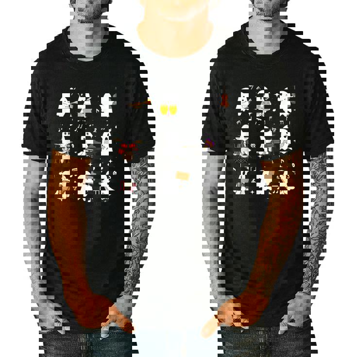 Music Teacher Halloween Music Teacher Education Men&#x27;s Casual T-Shirt