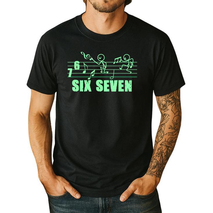 Musical 67 Music Meme Slang Six Seven Music Teacher Men's Casual T-Shirt