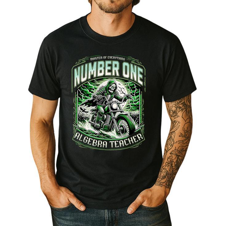 Number One Algebra Teacher 1 Career s Men's Casual T-Shirt