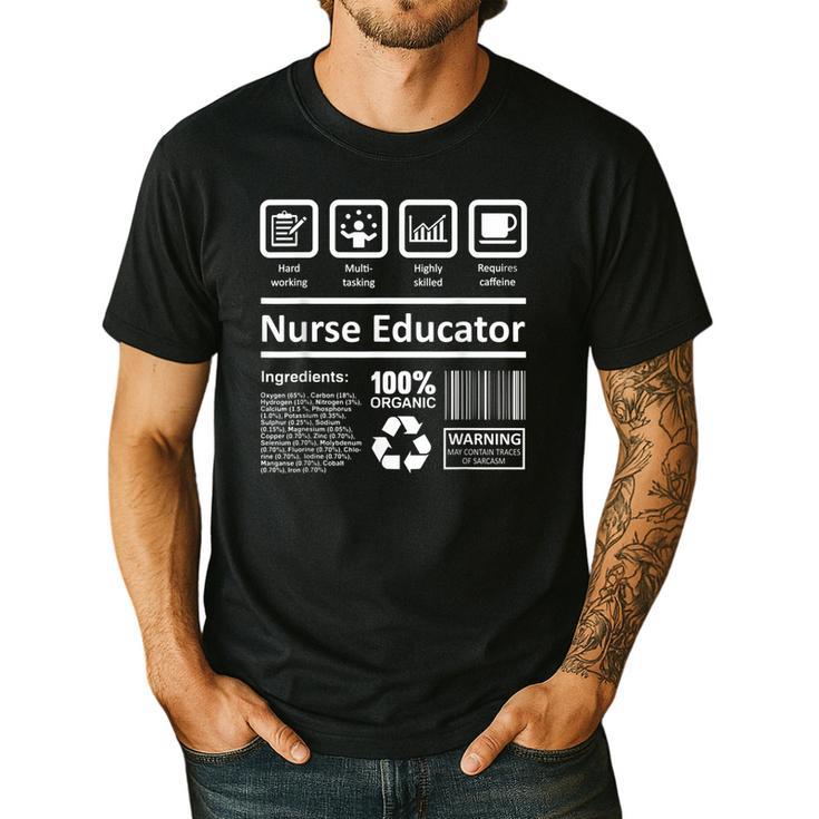 Nurse Educator Shirt Men Women Nursing Instructor Teacher Men's Casual T-Shirt