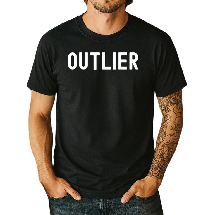 Outlier Statistics Teacher Statistics Data Science Men Women Kids Men's Casual T-Shirt