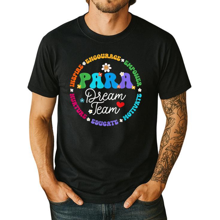 PARA Dream Team Teacher Paraprofessional Paraeducator Men's Casual T-Shirt