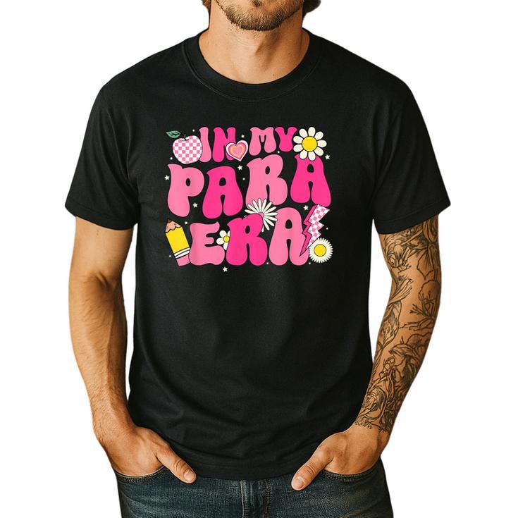 In My Para Era Teacher Back To School First Day Of School Men's Casual T-Shirt