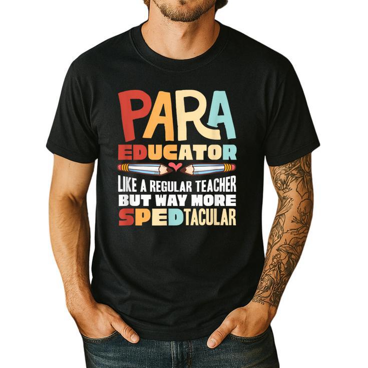 Paraeducator Paraprofessional SPED Teacher Men's Casual T-Shirt
