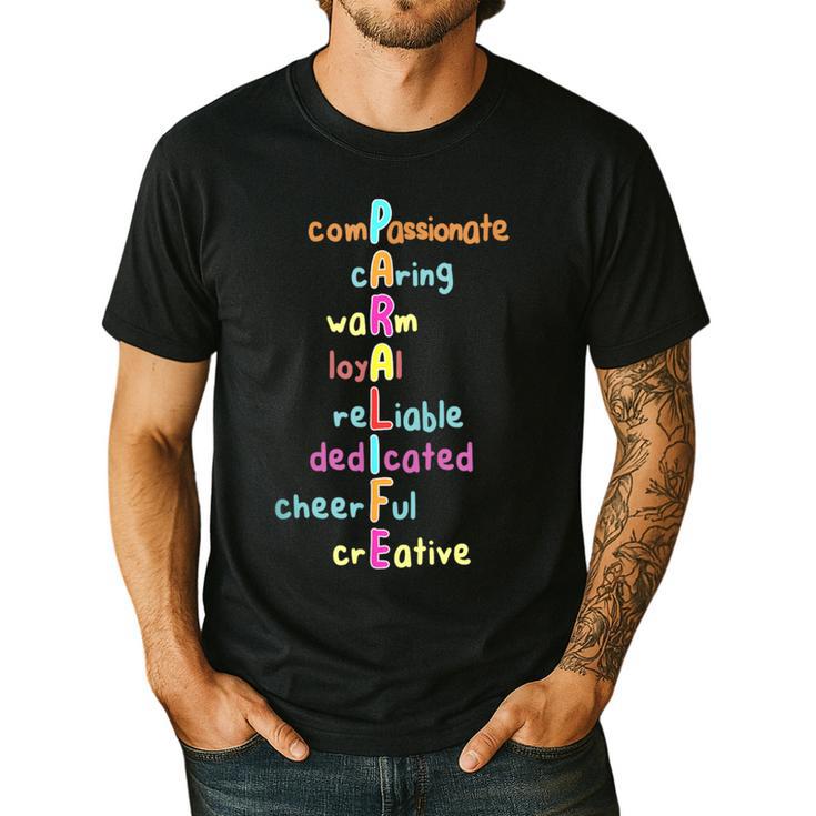 Paraprofessional Teacher Para Sped Ed Parapro Men's Casual T-Shirt