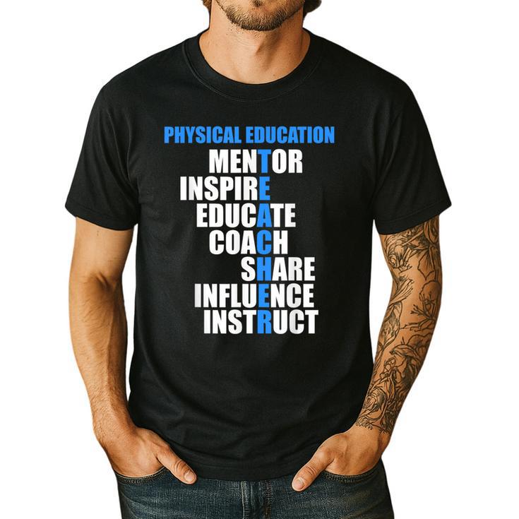 PE Physical Education Teacher For PE Teacher Men's Casual T-Shirt
