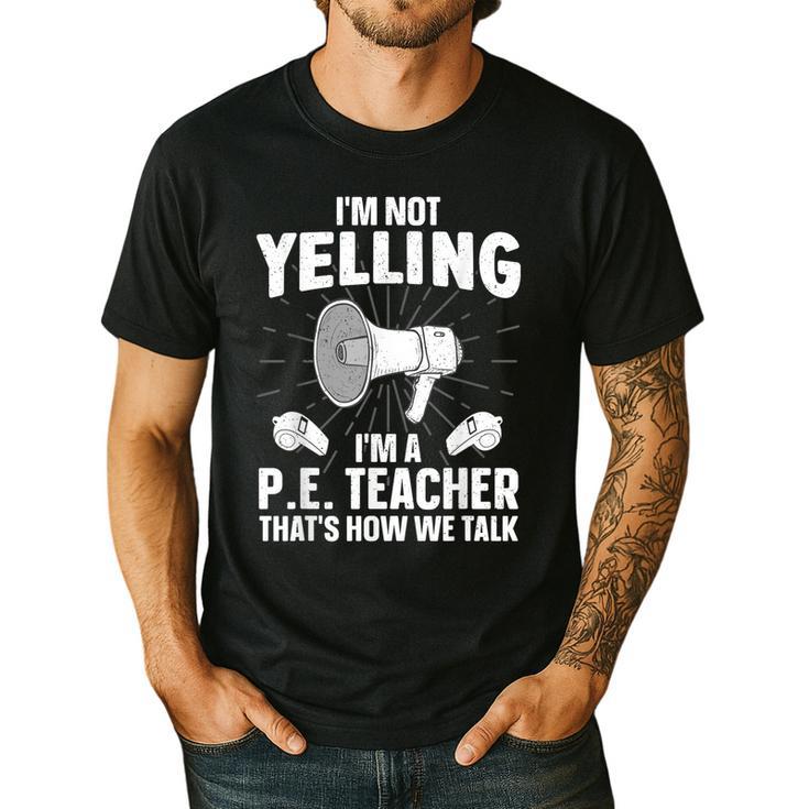 PE Teacher Art For Men Women Gym Teacher Physical Education Men's Casual T-Shirt