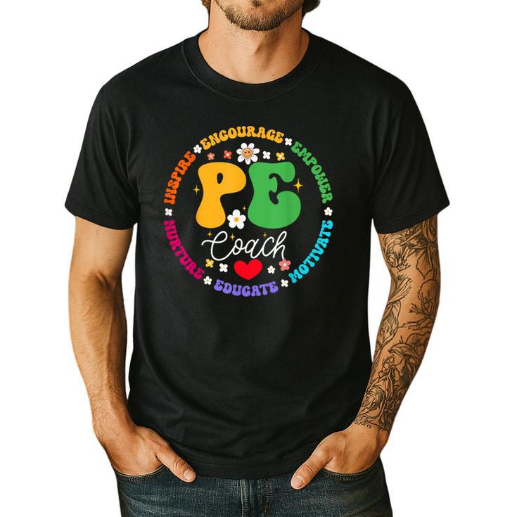 Physical Education PE Instructor Coach Teacher Gym Men's Casual T-Shirt