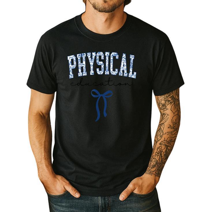 Physical Education PE Teacher PHYS Ed Student Graduation Men's Casual T-Shirt Physical Education PE Teacher PHYS Ed Student Graduation Men's Casual T-Shirt