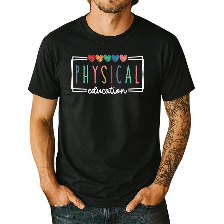 Physical Education PE Teacher Phys Ed Student Graduation Men's Casual T-Shirt
